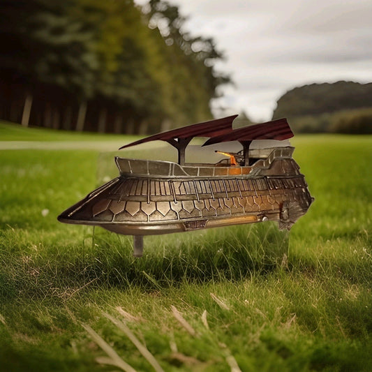 Star Wars Galactic Village JABBA'S SAIL BARGE #9 Hawthorne 2011 No Lea figure