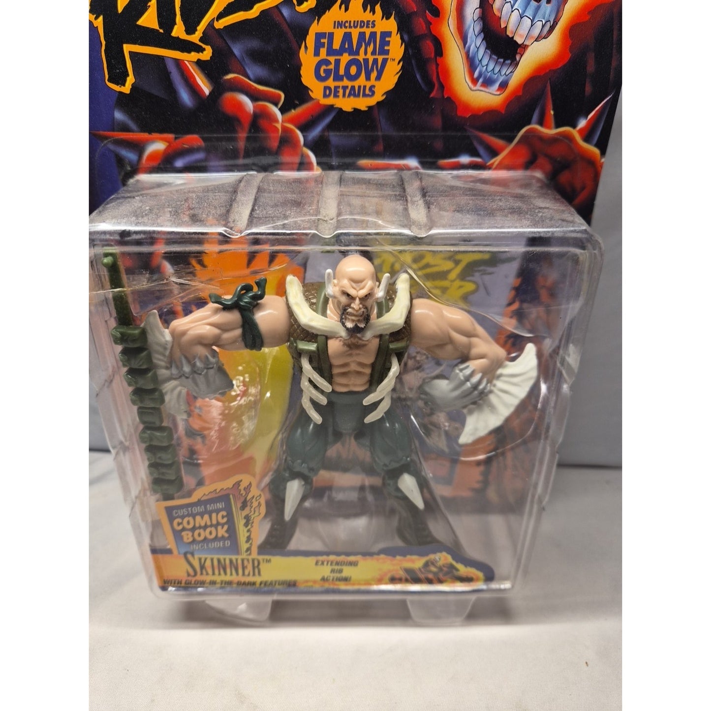 Ghost Rider Skinner with glow-in-the-dark features figure by Toy Biz 1995