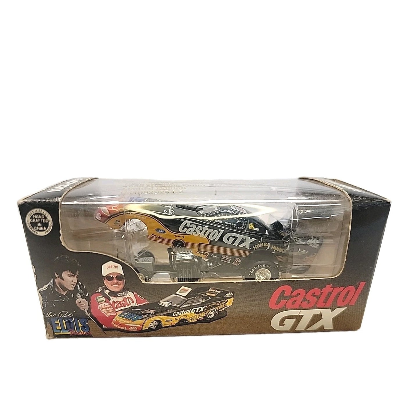 Diecast John Force Castrol / Elvis 1998 Ford Mustang NHRA Funny Car 1:64 Scale