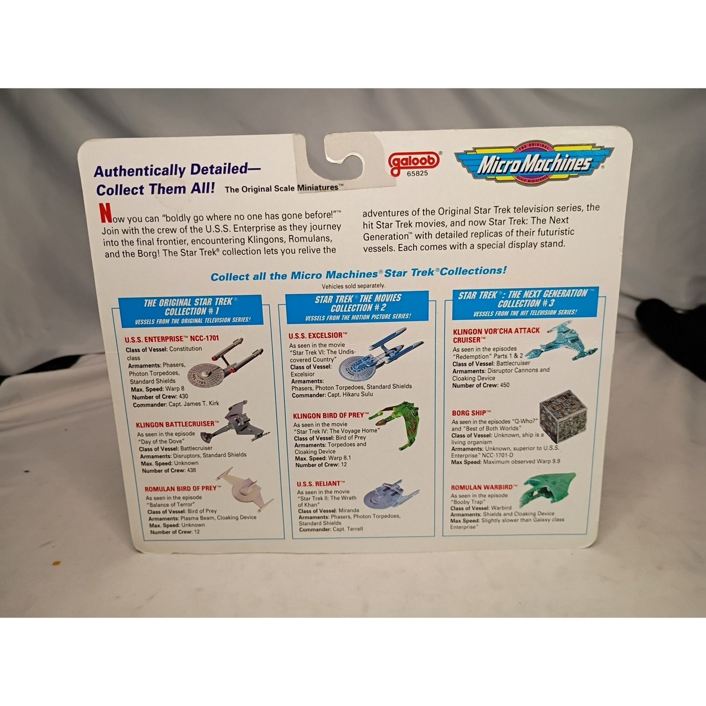 Micro Machines Space Star Trek The Next Generation Collection