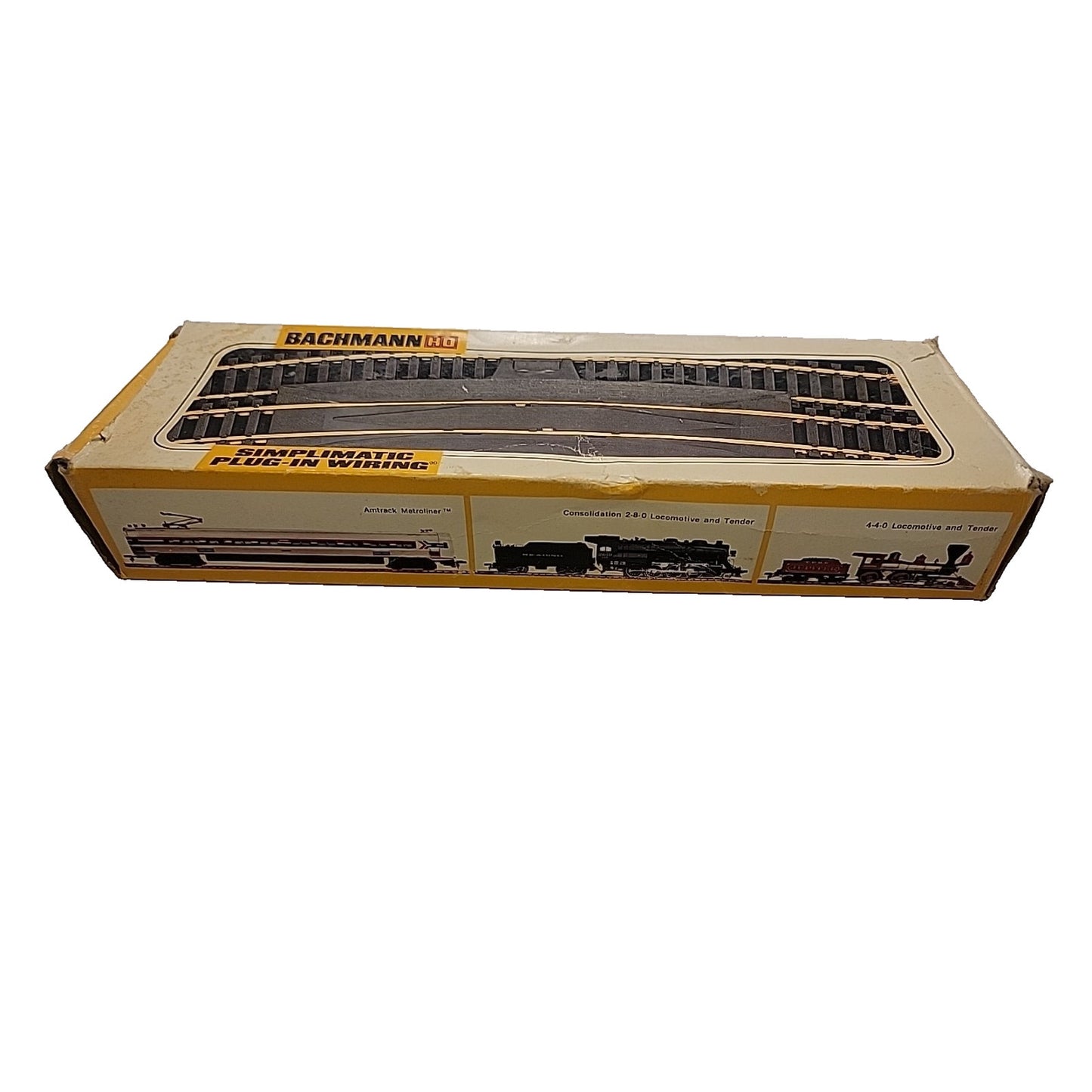 Vintage Bachmann HO Simplimatic Plug-In Wiring Train Tracks, used box has dmg