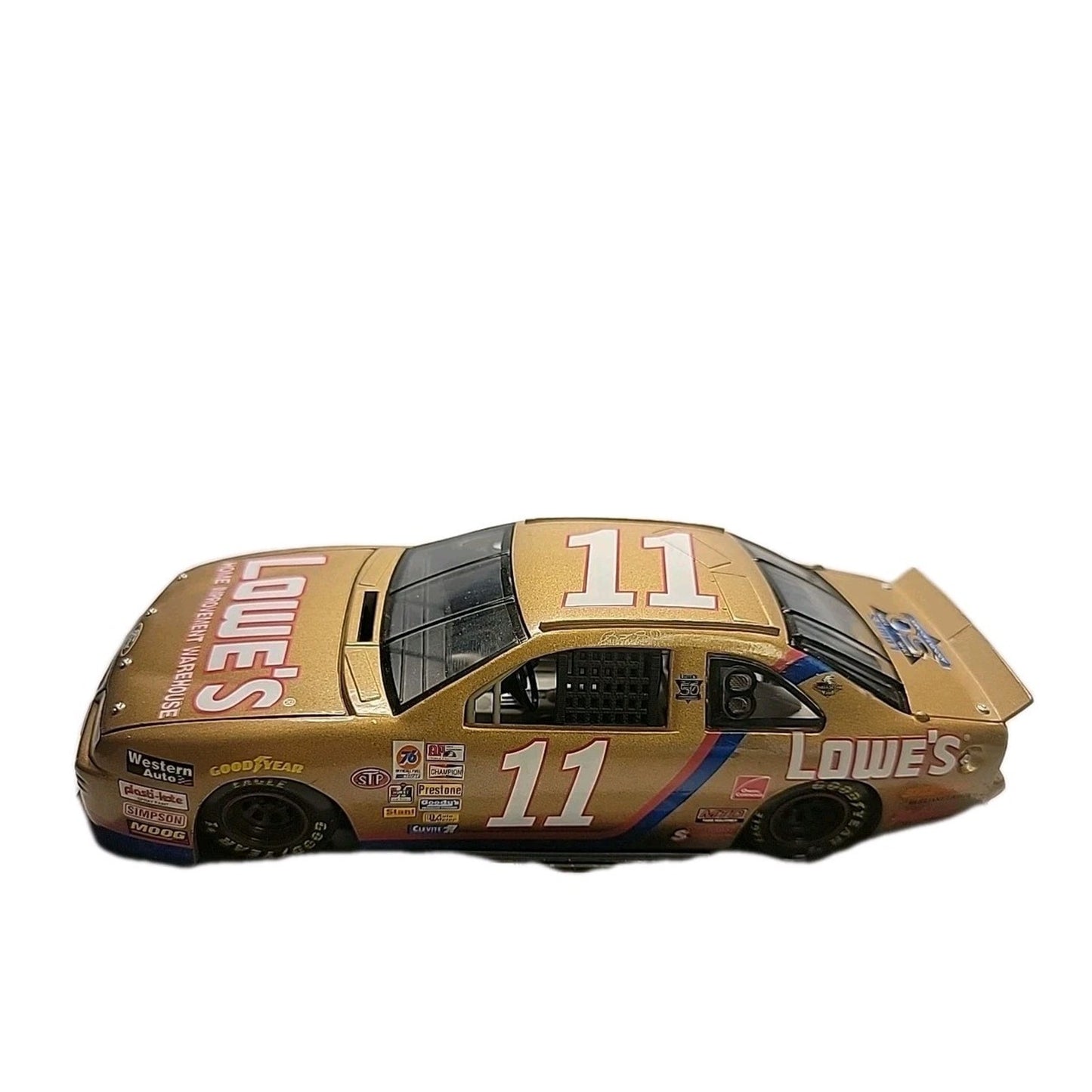 1996 Revell Collection BRETT BODINE #11 Lowe's 50th Gold 1/24 Diecast Nascar