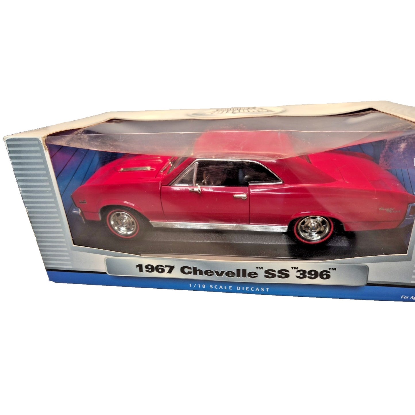 CHEVROLET 1967 CHEVELLE SS396 MOTOR MAX RED 1/18 EDITION