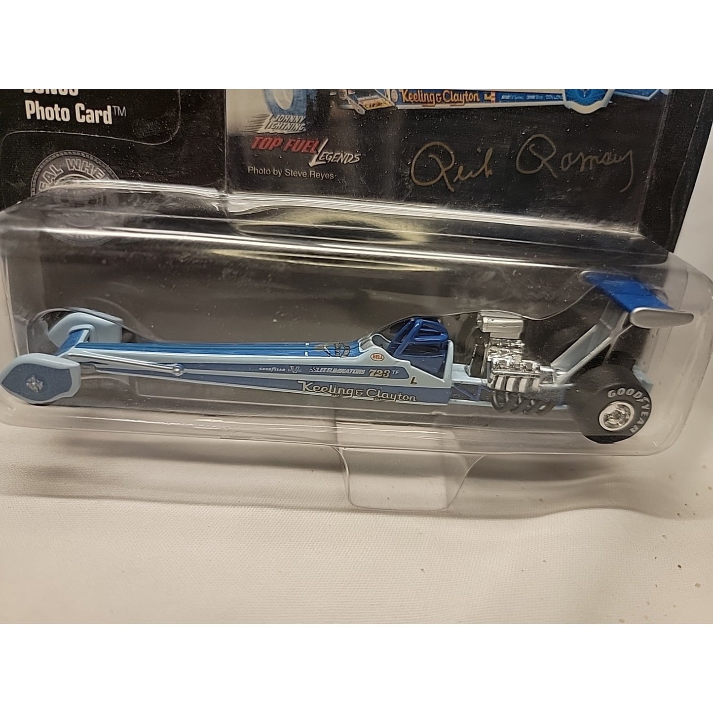 Johnny Lightning Top Fuel Keeling & Clayton 1973 Season Rick Ramsey Dragster
