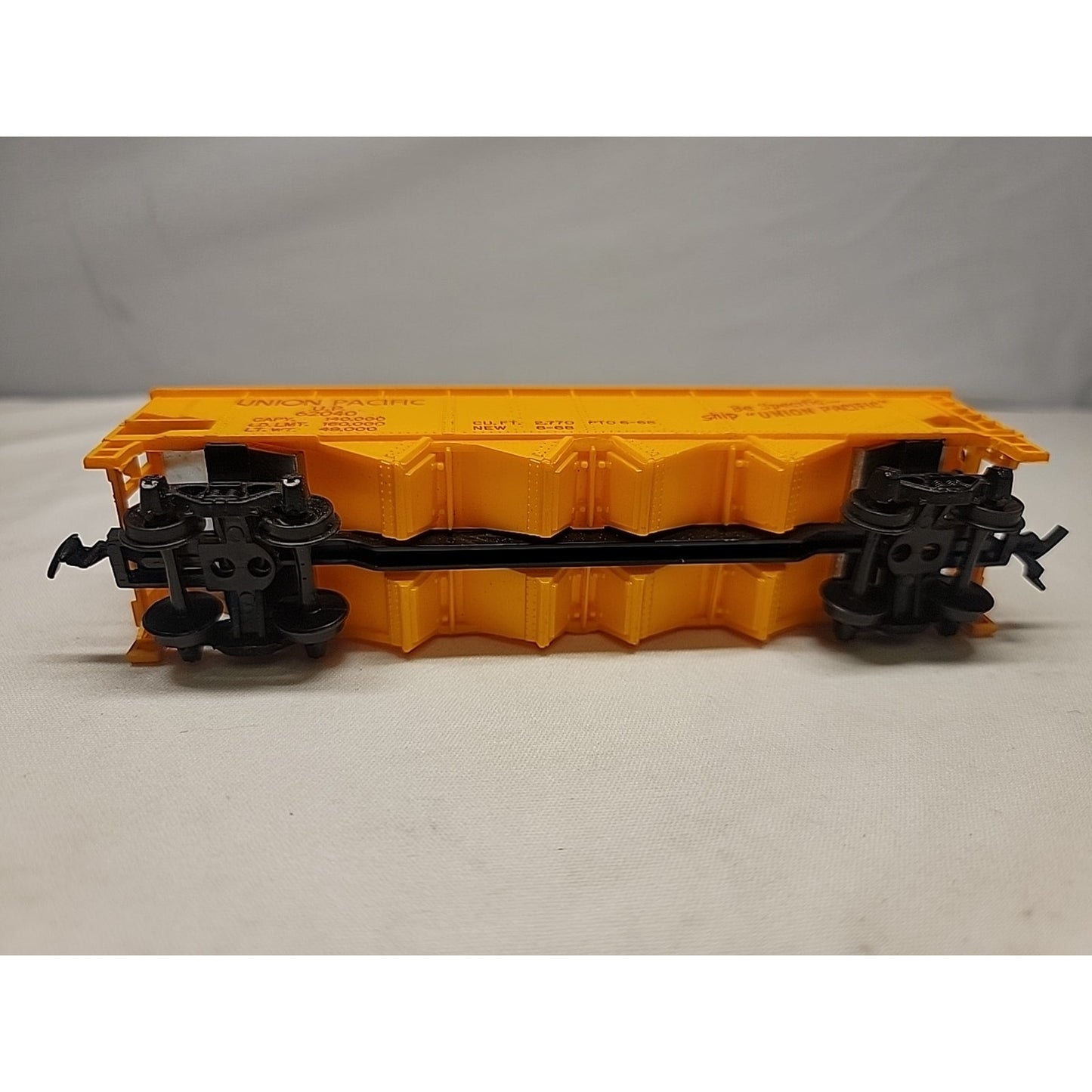 Tyco 4-BaY Hopper Car Non-Operation Union Pacific 344E Train Car HO w/ org BOX