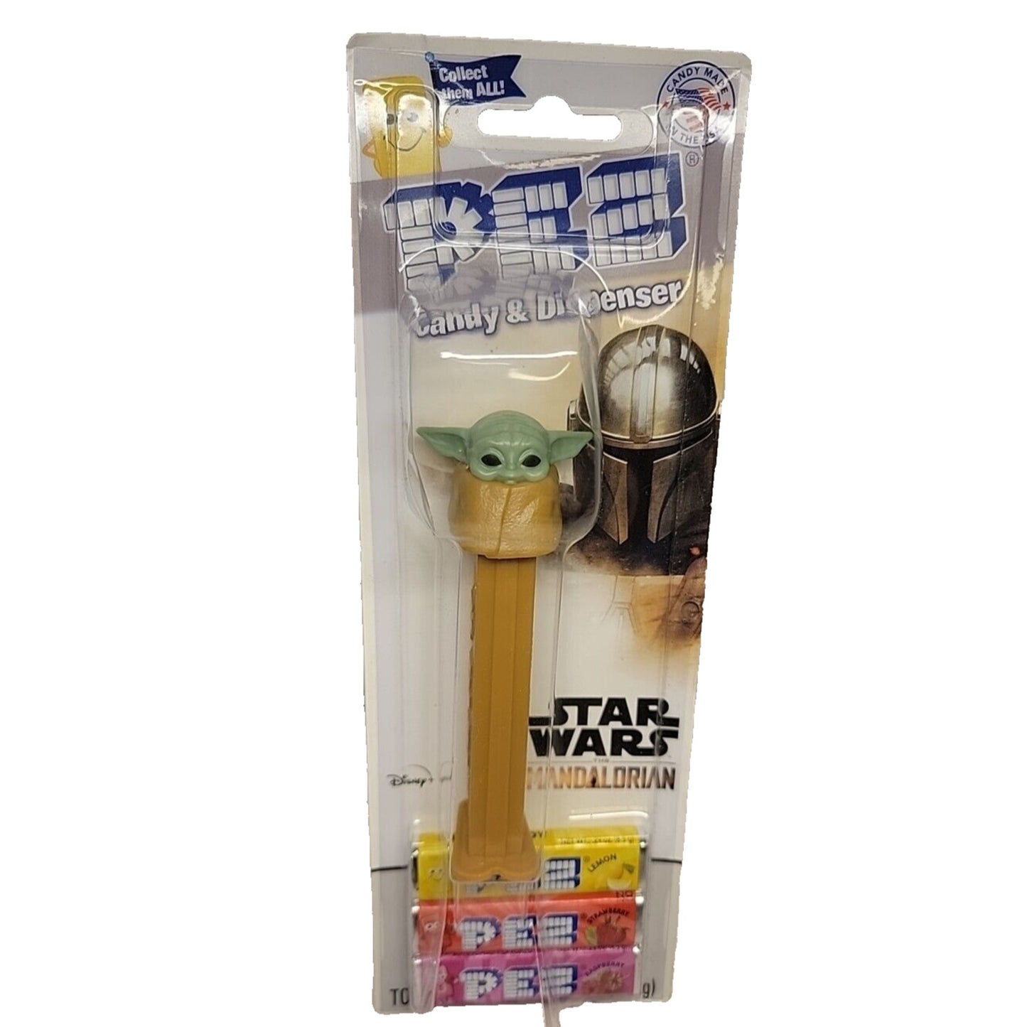 STAR WARS~THE MANDALORIAN~CHILD BABY YODA PEZ CANDY & DISPENSER~NEW~