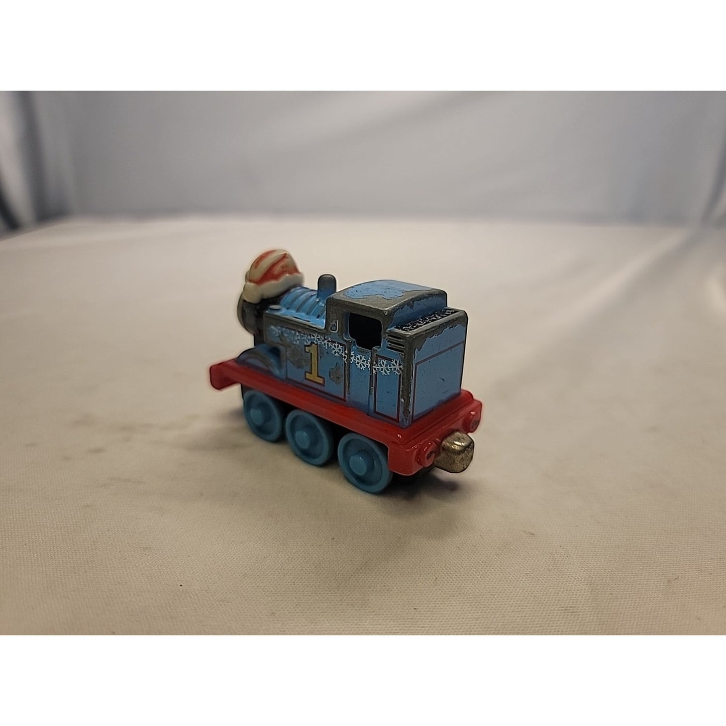 Diecast Winter Thomas, Santa Thomas for Thomas & Friends Take N Play Take Along