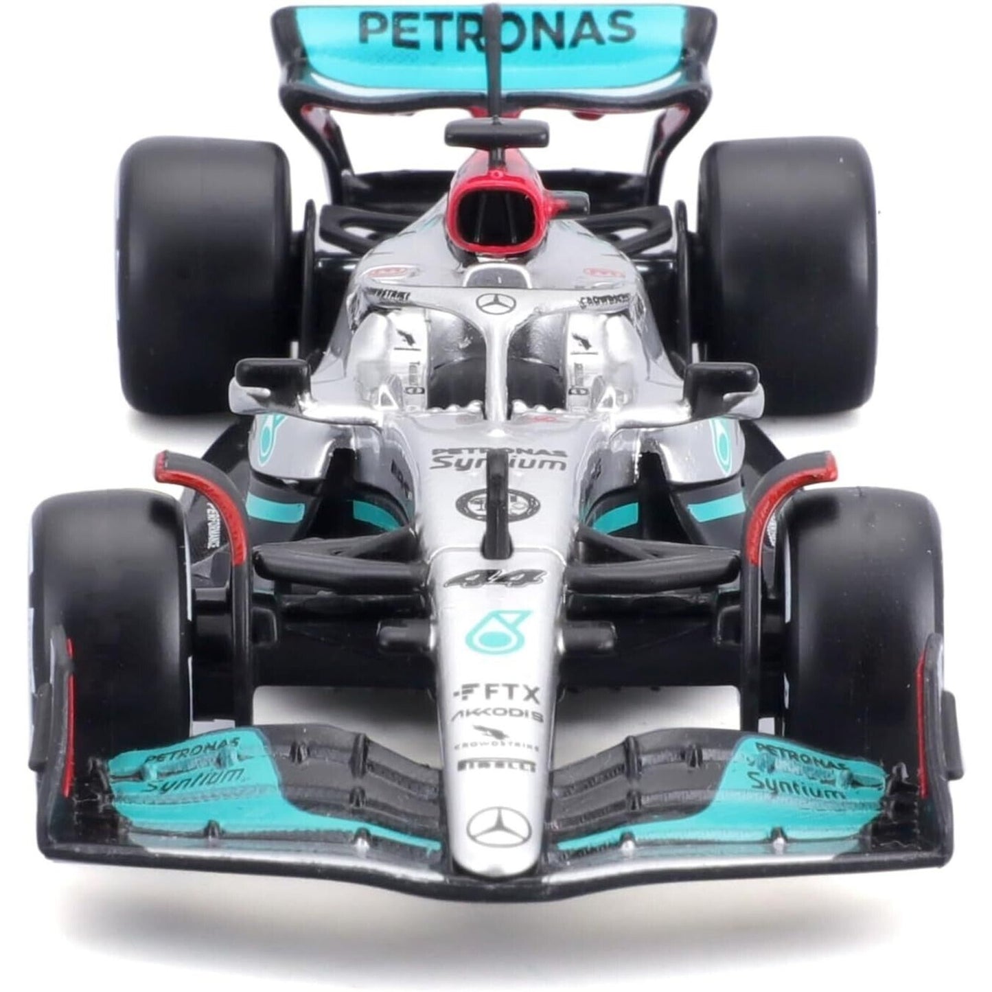 1/43 2022 AMG F1 W13 E Performance #44 Lewis Hamilton Diecast HARD CASE w/Base