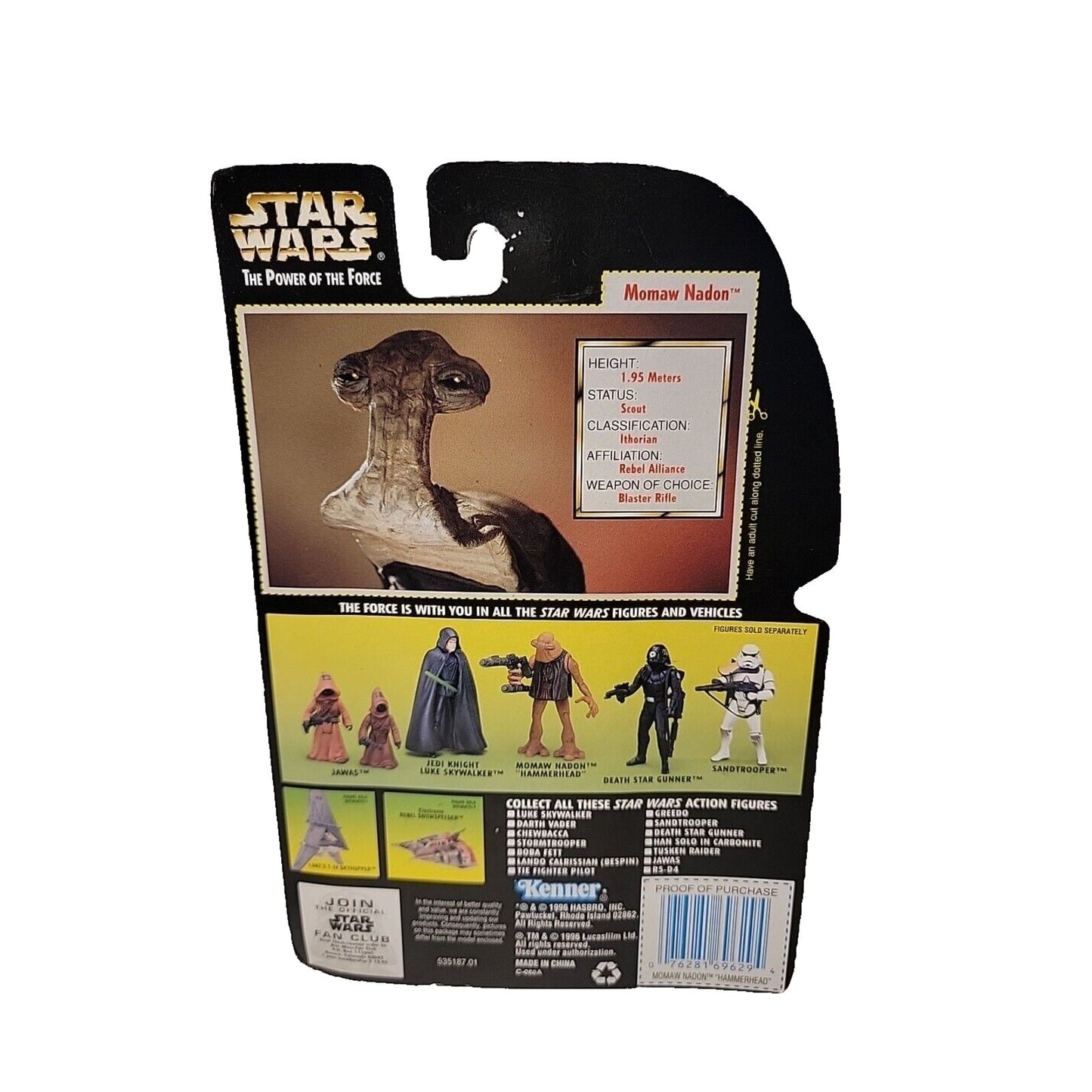 Star Wars Power of the Force Momaw Nadon Action Figure