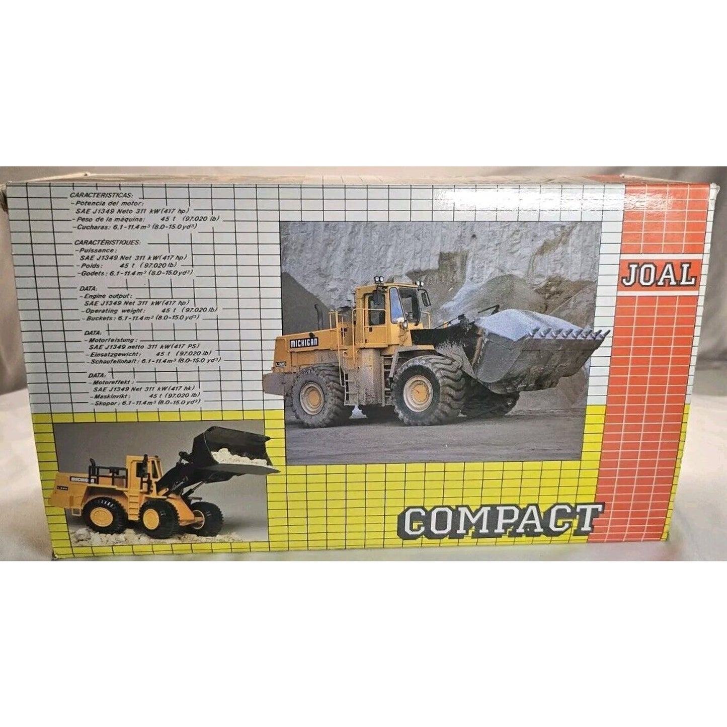 Joal 1/50 Scale Diecast - Michigan L 320 Loader | Made in Spain