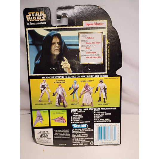Kenner Star Wars: Power of the Force Emperor Palpatine Action Figure 1996