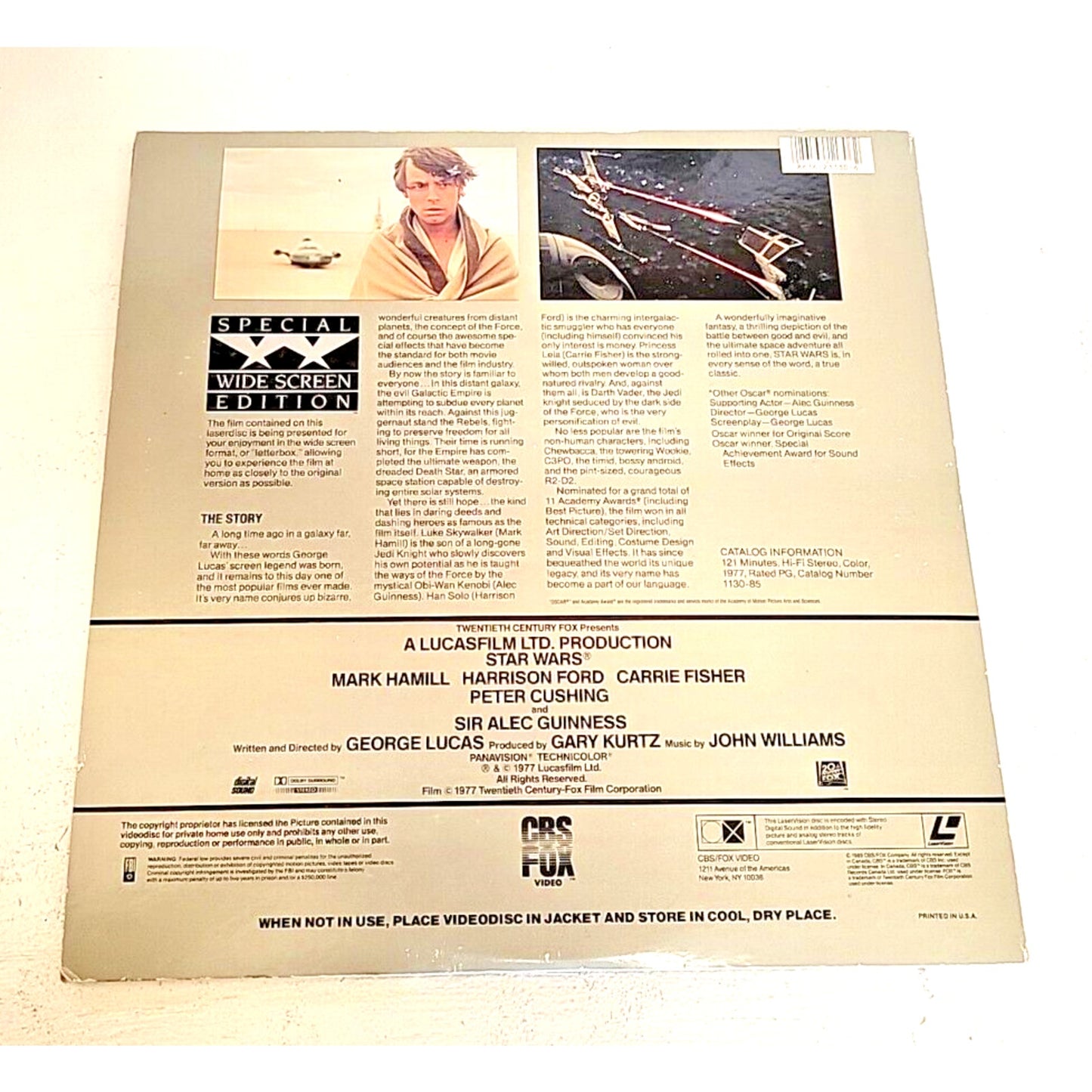 Vtg Star Wars &The Empire Strikes Back RCA Selectavision Video Disc Set