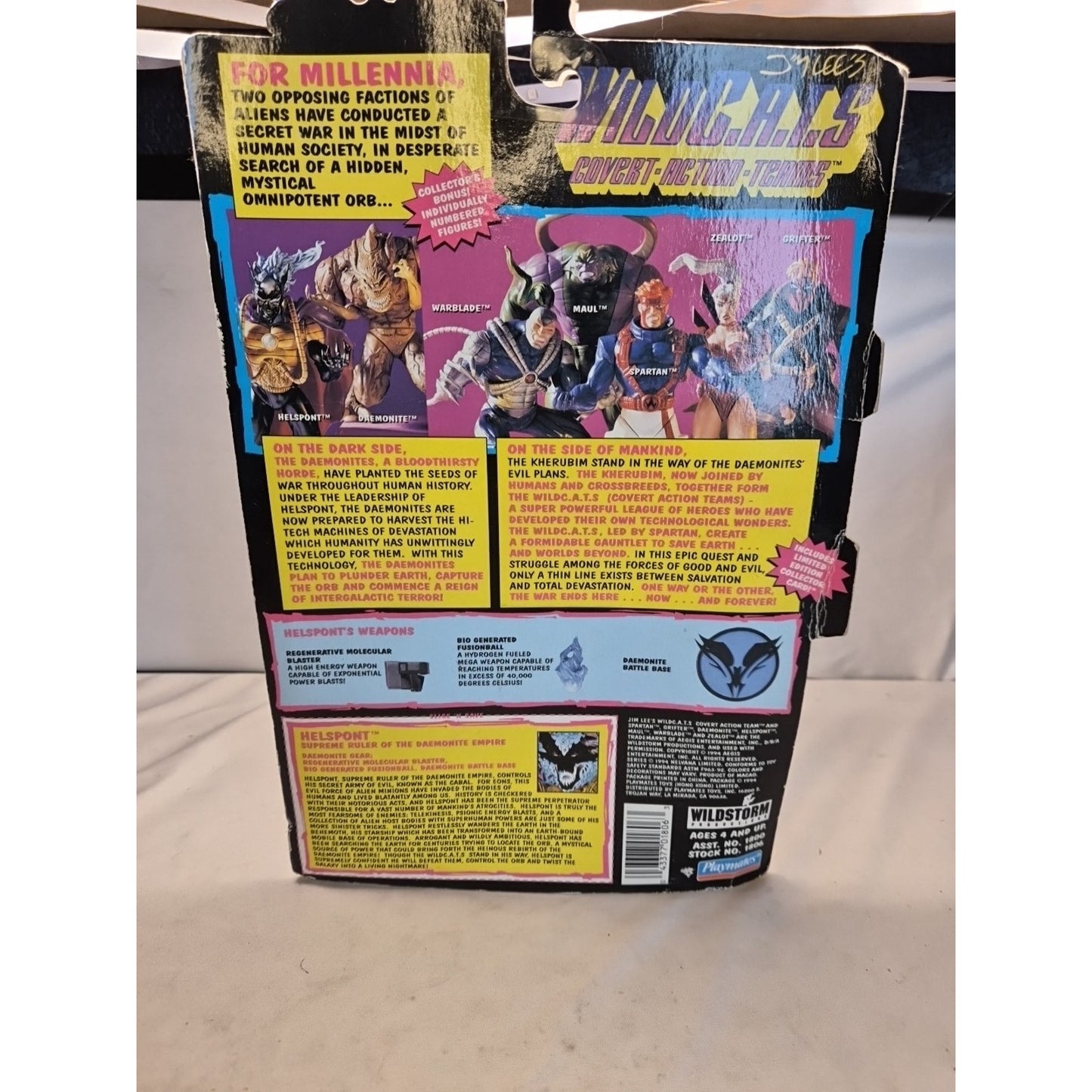 WILDC.A.T.S. - HELSPONT 1994 ACTION FIGURE