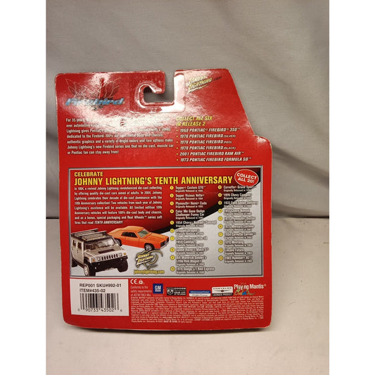 Johnny Lightning Firebird 1978 Pontiac Firebird Red Rare White Interior