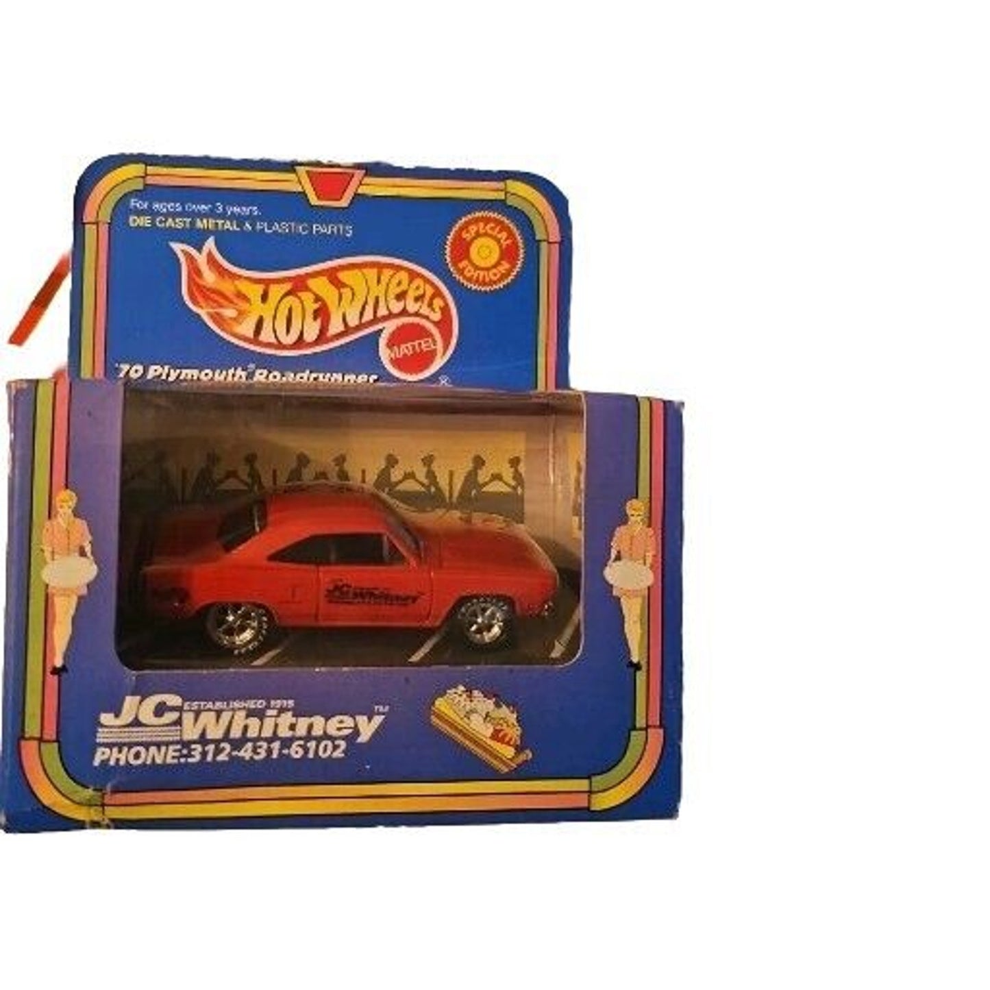 HOT WHEELS 1999 JC WHITNEY SPECIAL EDITION ‘70 PLYMOUTH ROADRUNNER