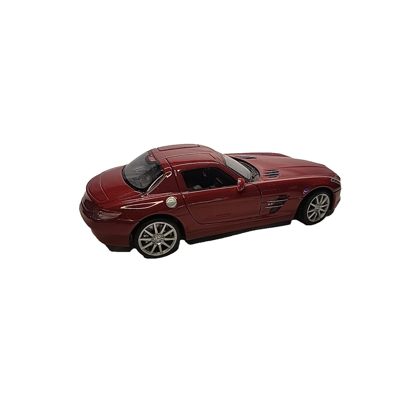 1:43 Scale WELLY MERCEDES-BENZ SLS AMG Maroon Diecast