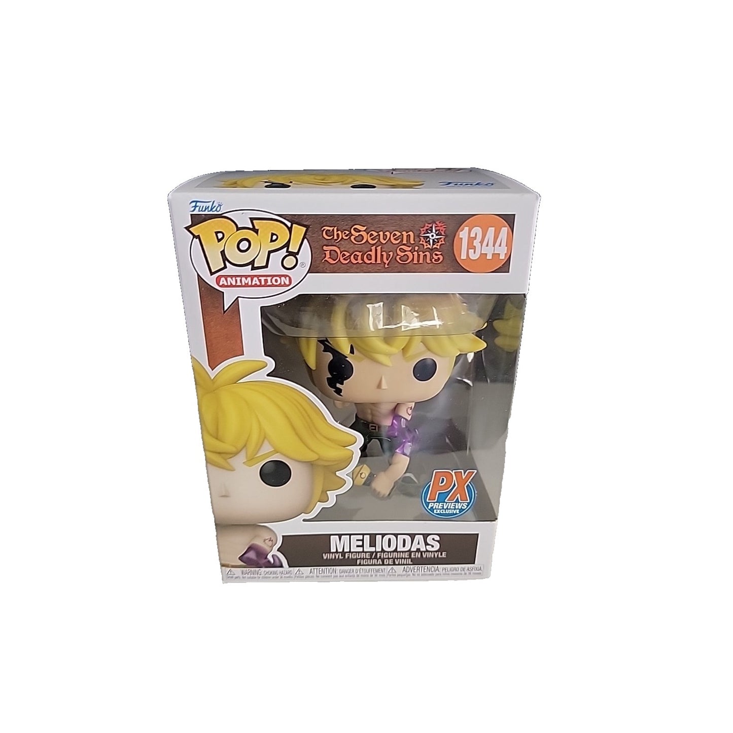 Seven Deadly Sins: Meliodas Demon Mode Funko Pop! #1344, PX Previews Exclusive