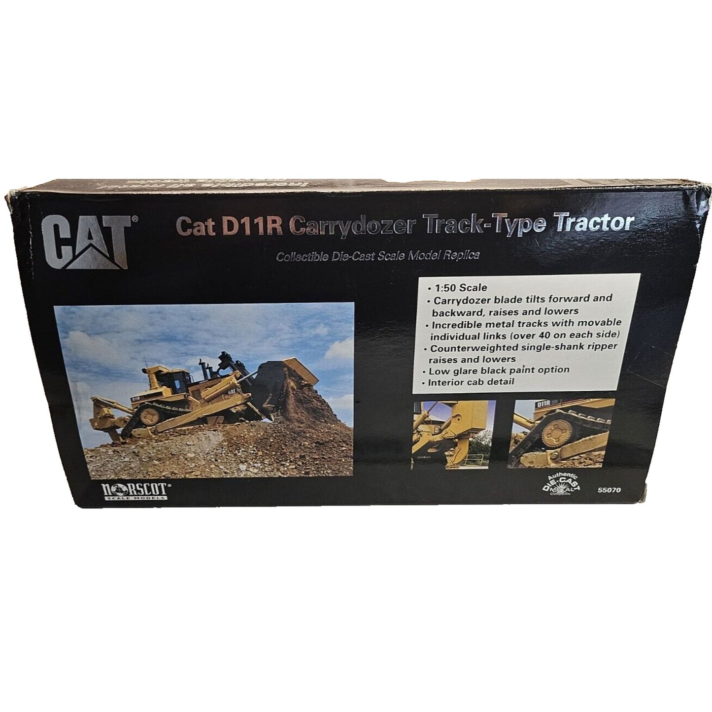 2000 Norscot CAT D11R Carrydozer Track Type Tractor In Box Item 55070