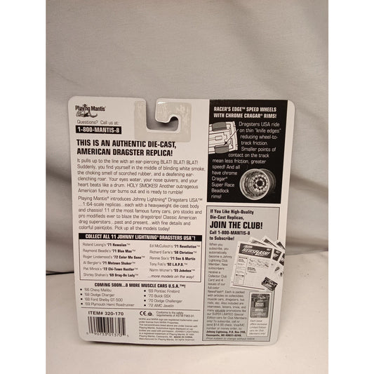 1:64 1995 JOHNNY LIGHTNING DRAGSTERS USA '72 CHI-TOWN HUSTLER CHARGER