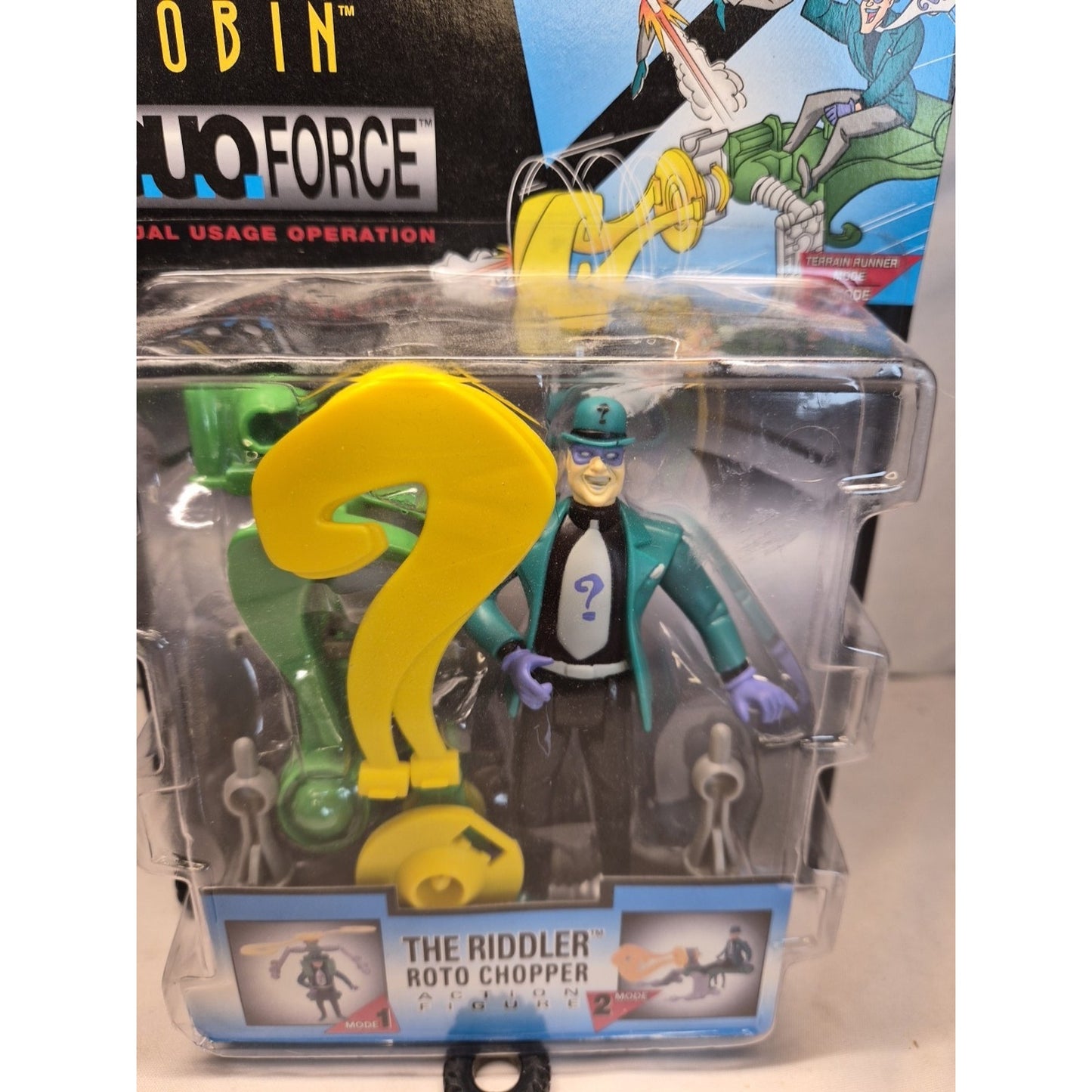 Kenner The Adventures of Batman and Robin Duo Force The Riddler Figure 1997