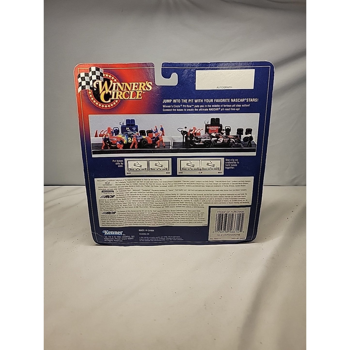 WINNERS CIRCLE CAR 1998 PIT ROW SERIES DALE EARNHARDT #3 NASCAR