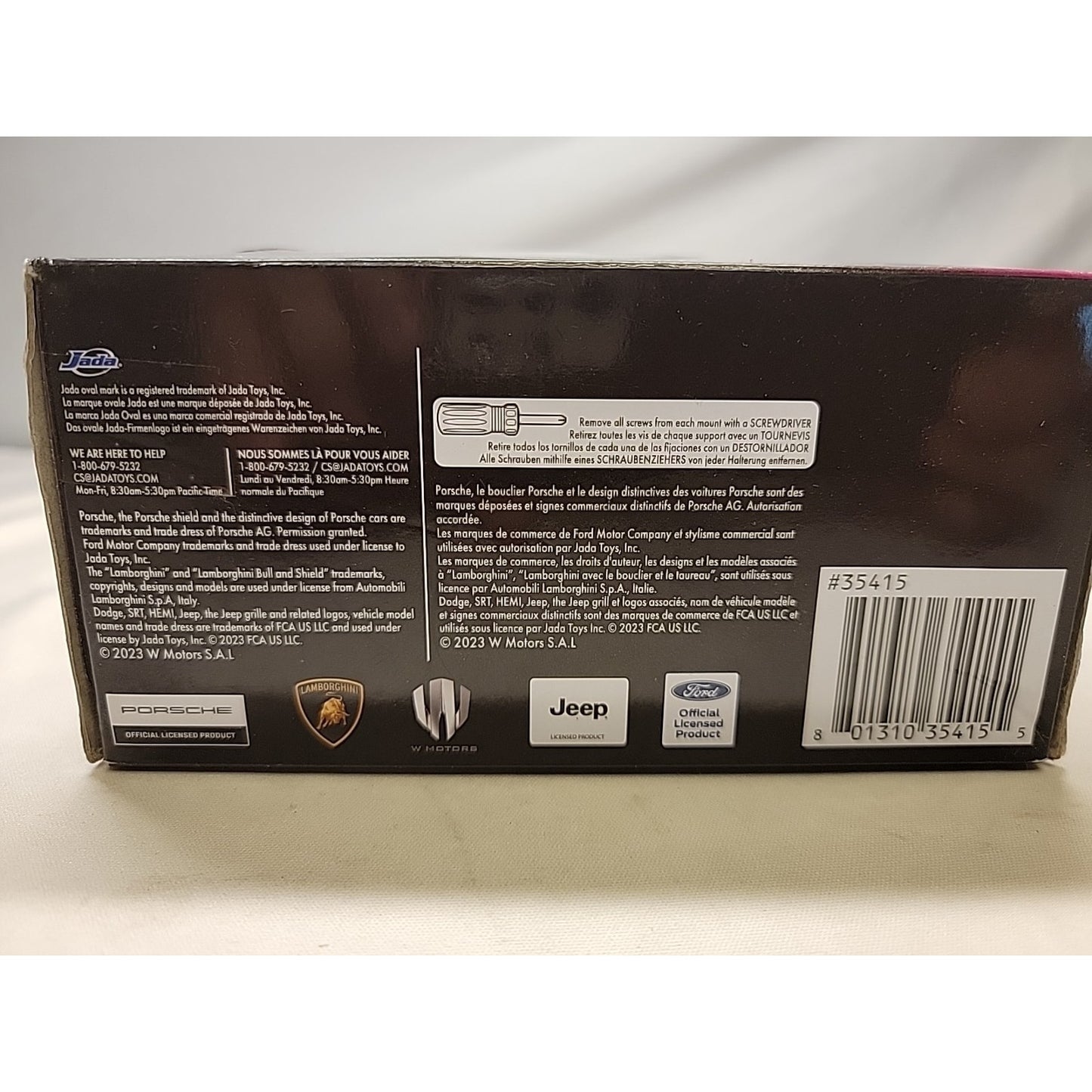 Jada 35415 Lykan Hypersport Silver Metallic and Purple "Pink Slips" Series 1/32