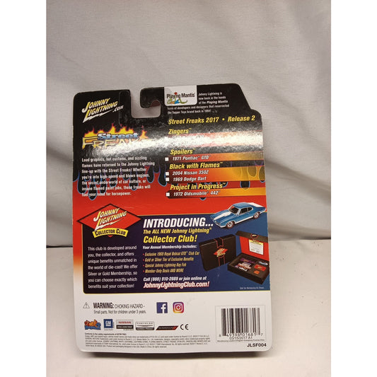 Johnny Lightning Street Freaks 1:64 1969 Dodge Dart With Flames 1 Of 1256 Made