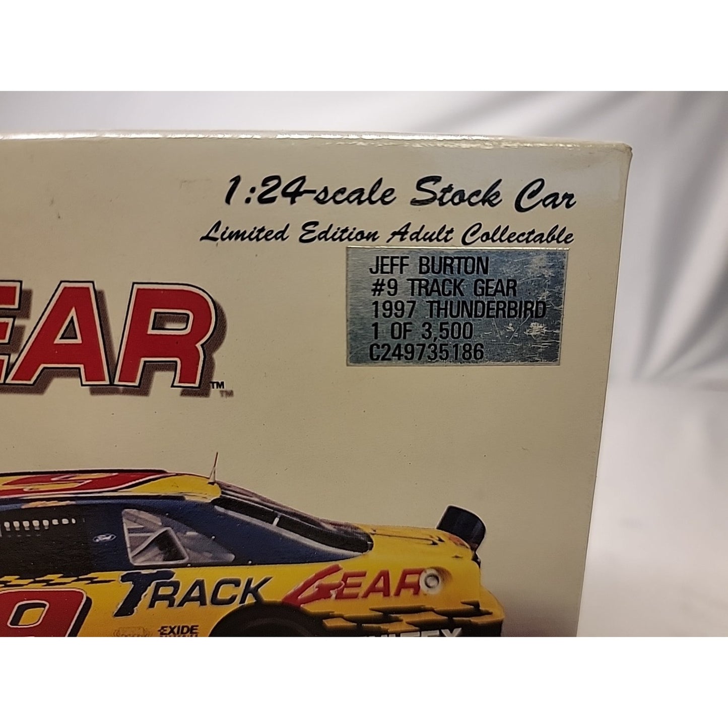 1997 Jeff Burton #9 Thunderbird Track Gear 1:24 Scale Car