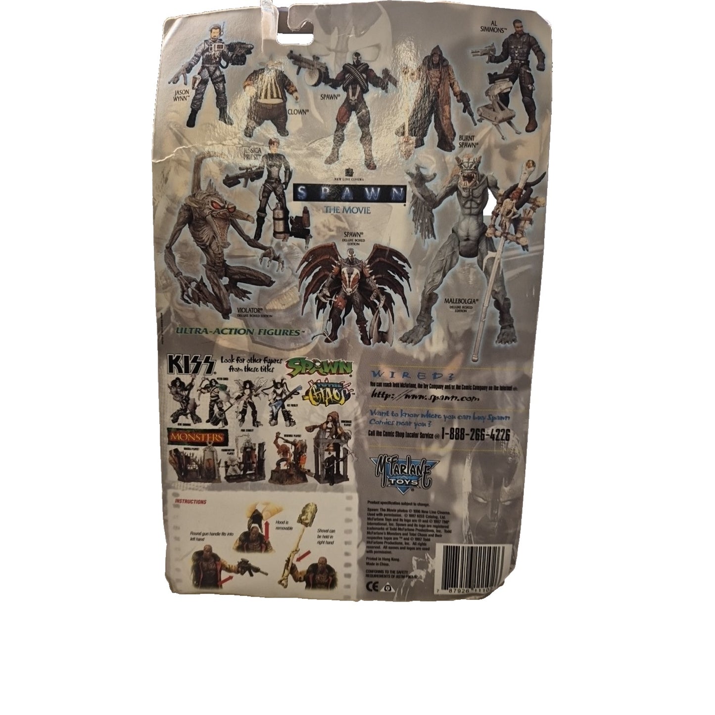 Spawn The Movie Burnt Spawn Action Figure McFarlane Toys - 1997