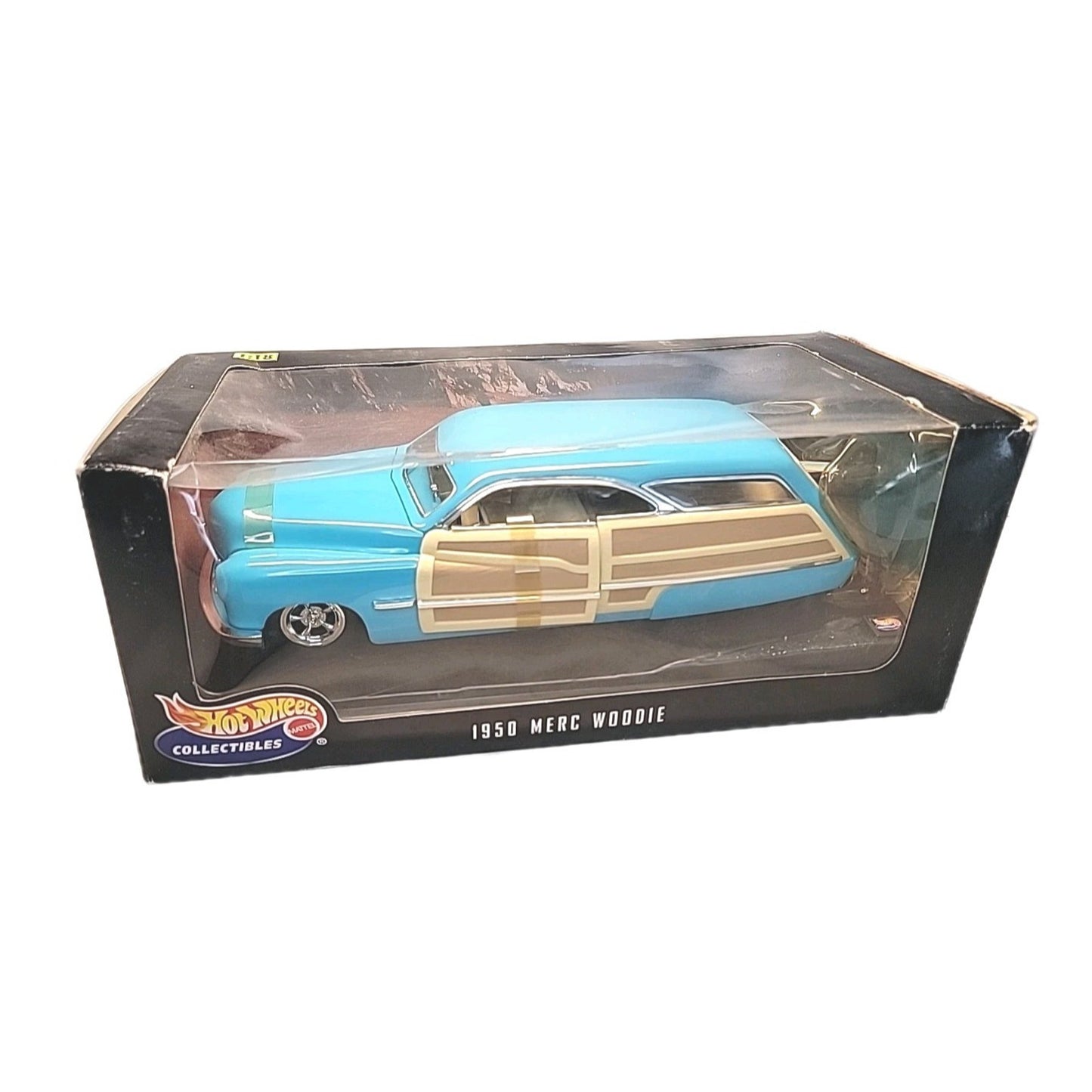 HOT WHEELS 1950 CUSTOMIZED MERCURY WOODIE 1/18 SCALE DIECAST