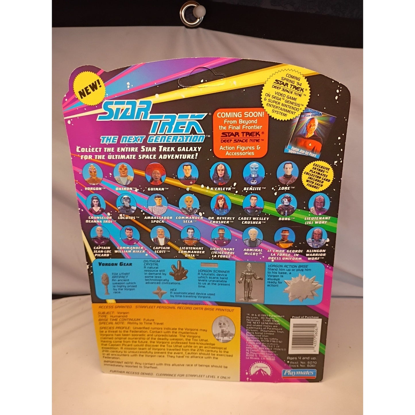 Playmates 1993 Star Trek TNG VORGON Alien MOC