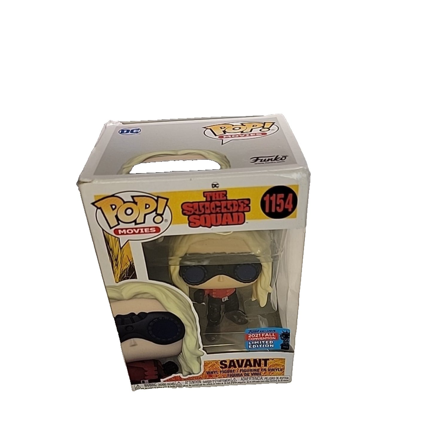 Funko Pop! SAVANT #1154 from Suicide Squad 2021 NYCC Exclusive NEW IN BOX