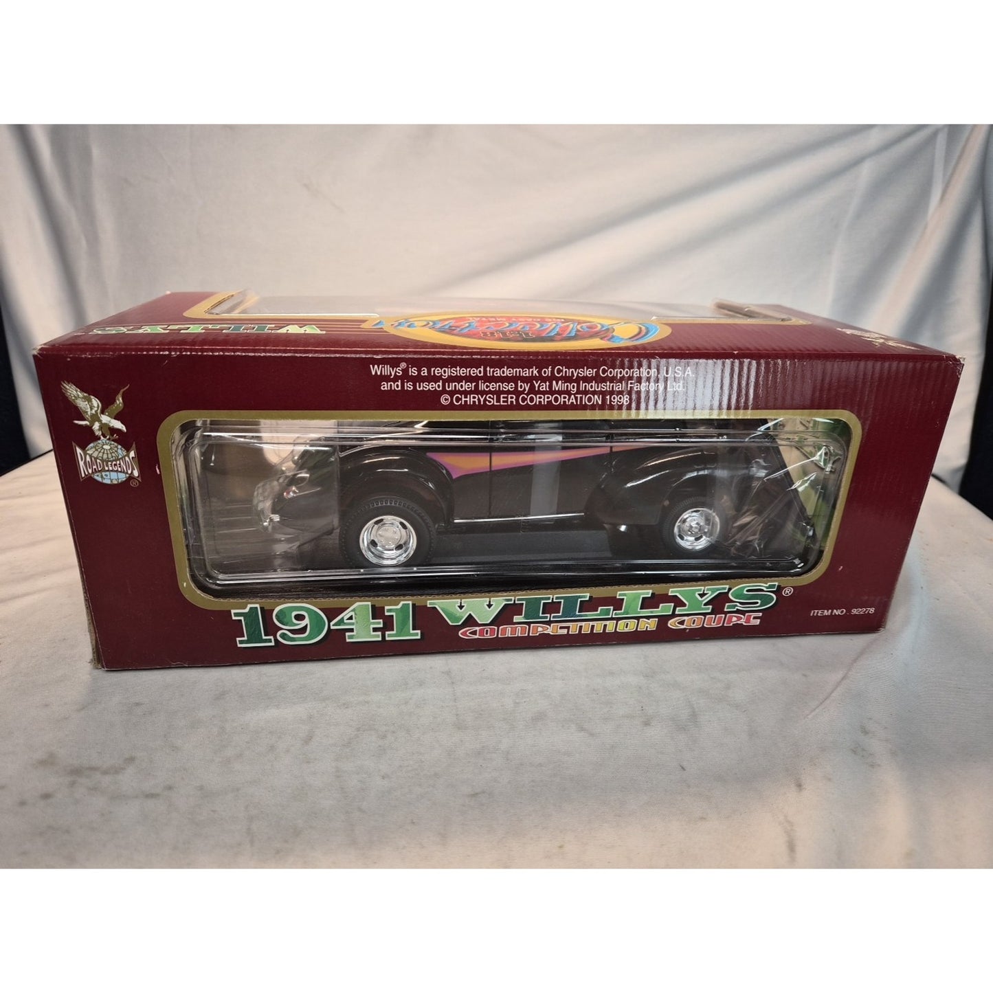 Road Legends Collection 1/18 Diecast 1941 Willys Competition Coupe
