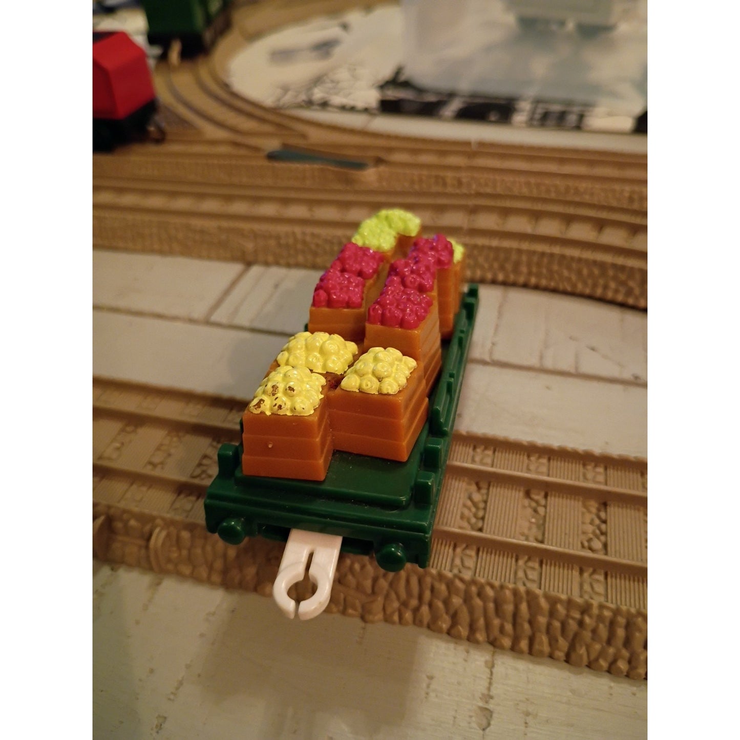 Thomas The Tank Engine Fruit Train Apple Cargo Car Trackmaster Green