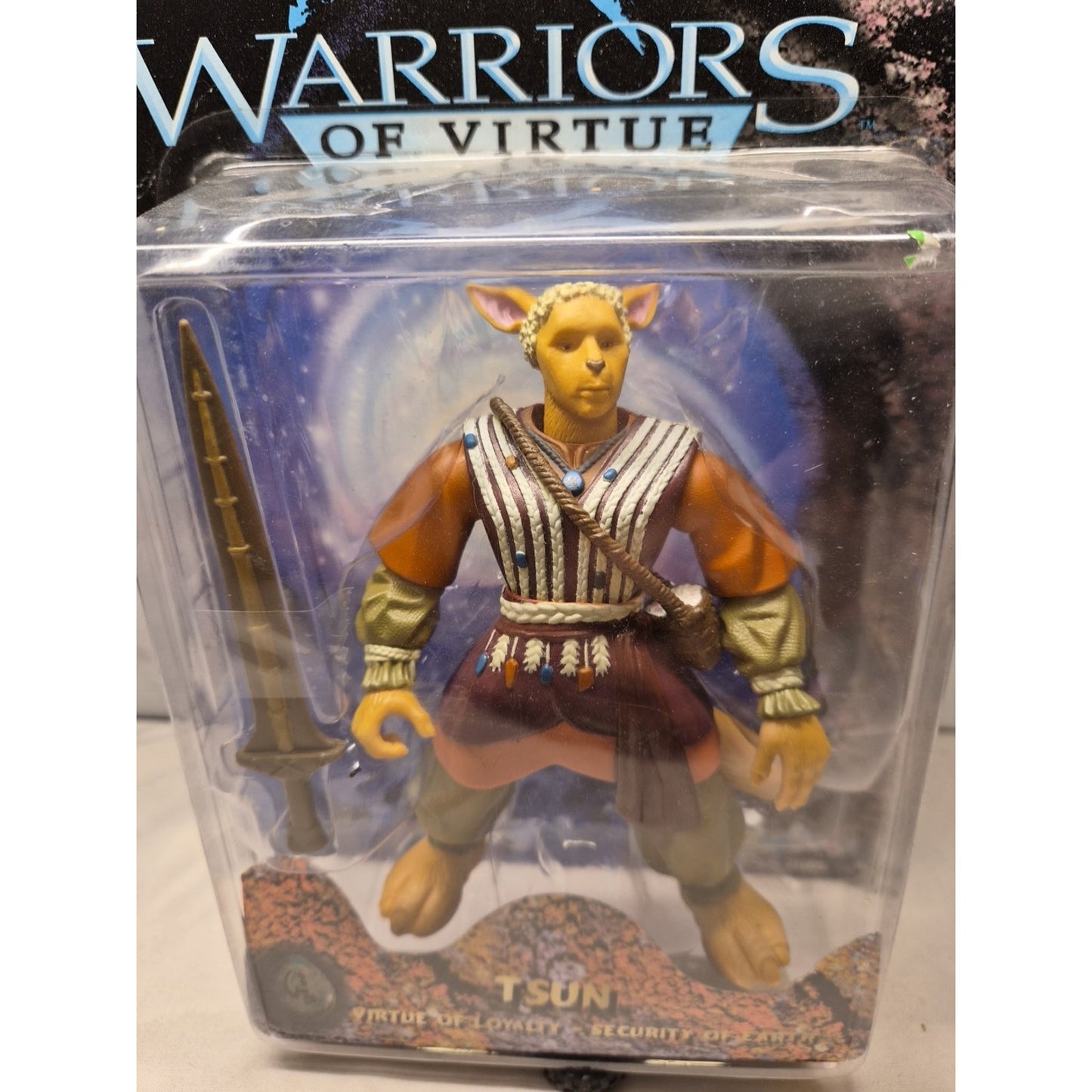 Vintage 1997 Warriors Of Virtue 6" Tsun Action Figure Play’Em Toys