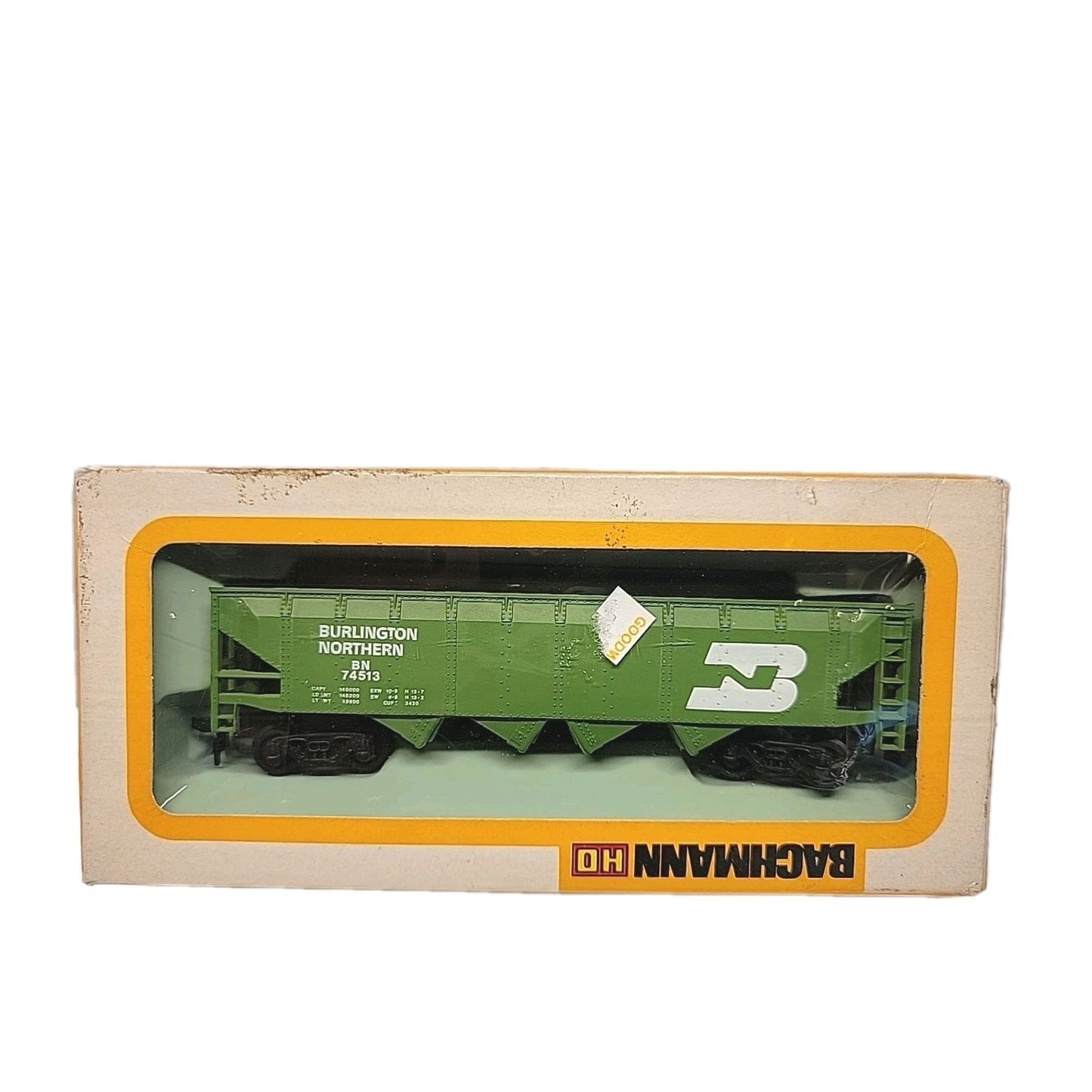 Bachmann HO Scale Burlington Northern BN 74513 Hopper Train Car USED