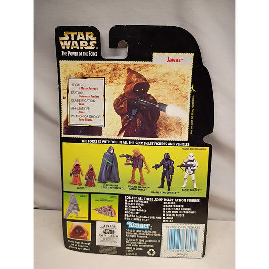 Kenner Power of the Force Jawas with Glowing Eyes And Blaster Pistols Star Wars