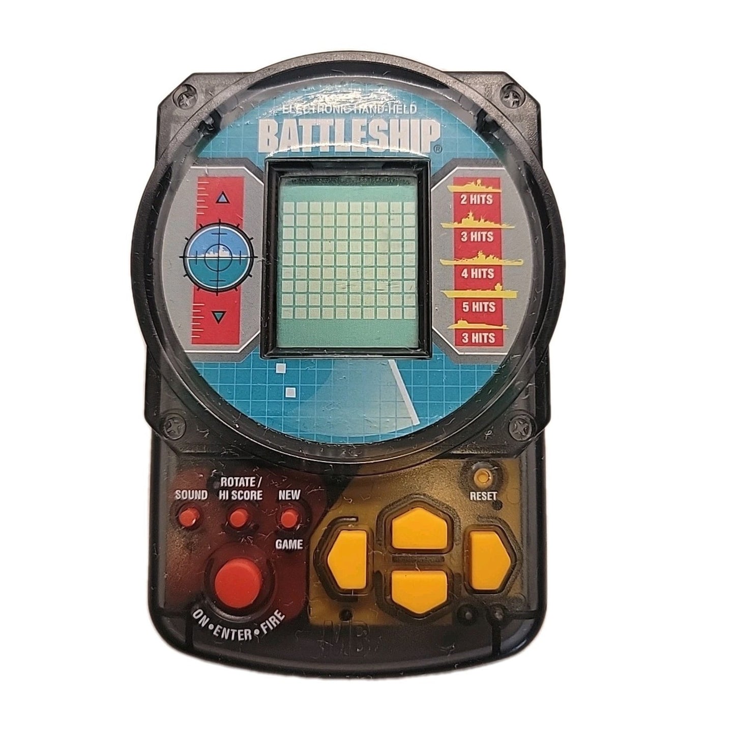 BATTLESHIP Electronic Handheld Game 1995 Milton-Bradley Vintage Compact
