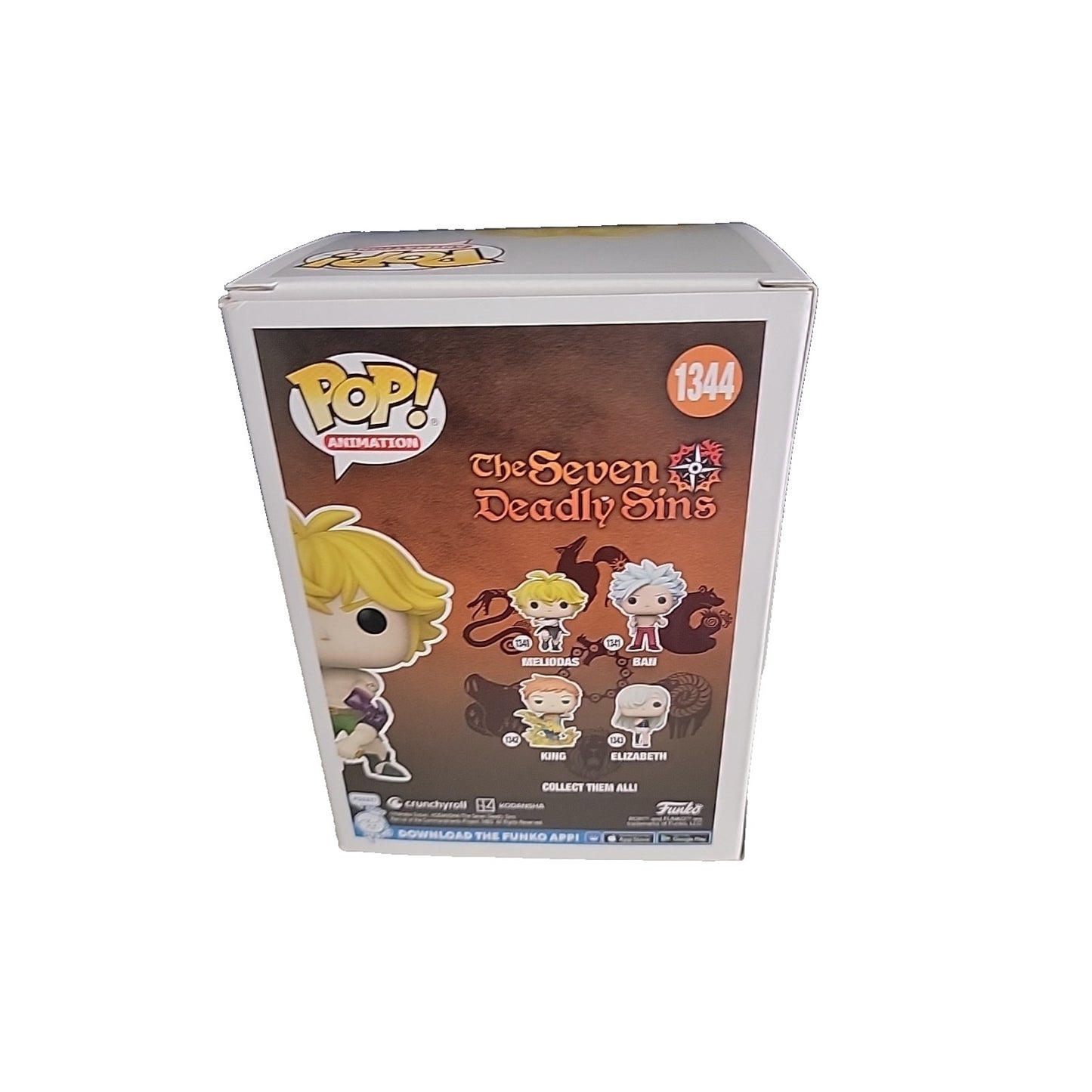 Seven Deadly Sins: Meliodas Demon Mode Funko Pop! #1344, PX Previews Exclusive
