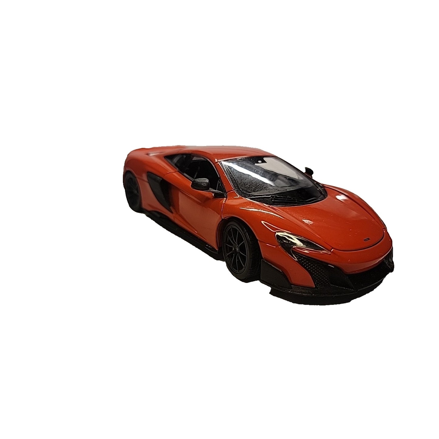 Welly 1:24 McLaren 676LT Sports Car Loose No Box Orange And Black
