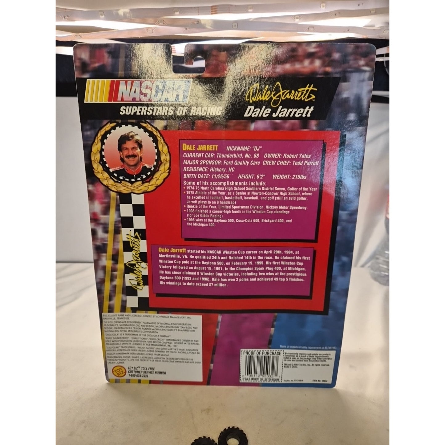 NASCAR Superstars Of Racing Dale Jarrett Figurine