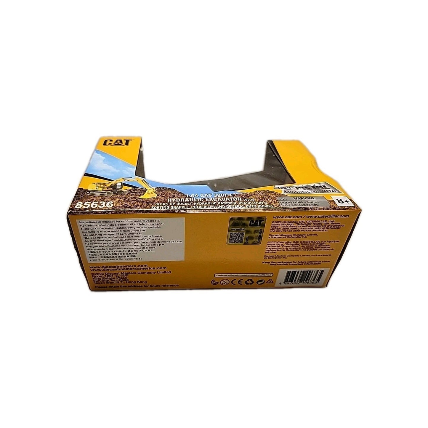 Caterpillar Cat 320F L Excavator Worktools 1:64 Scale Diecast Masters 85636