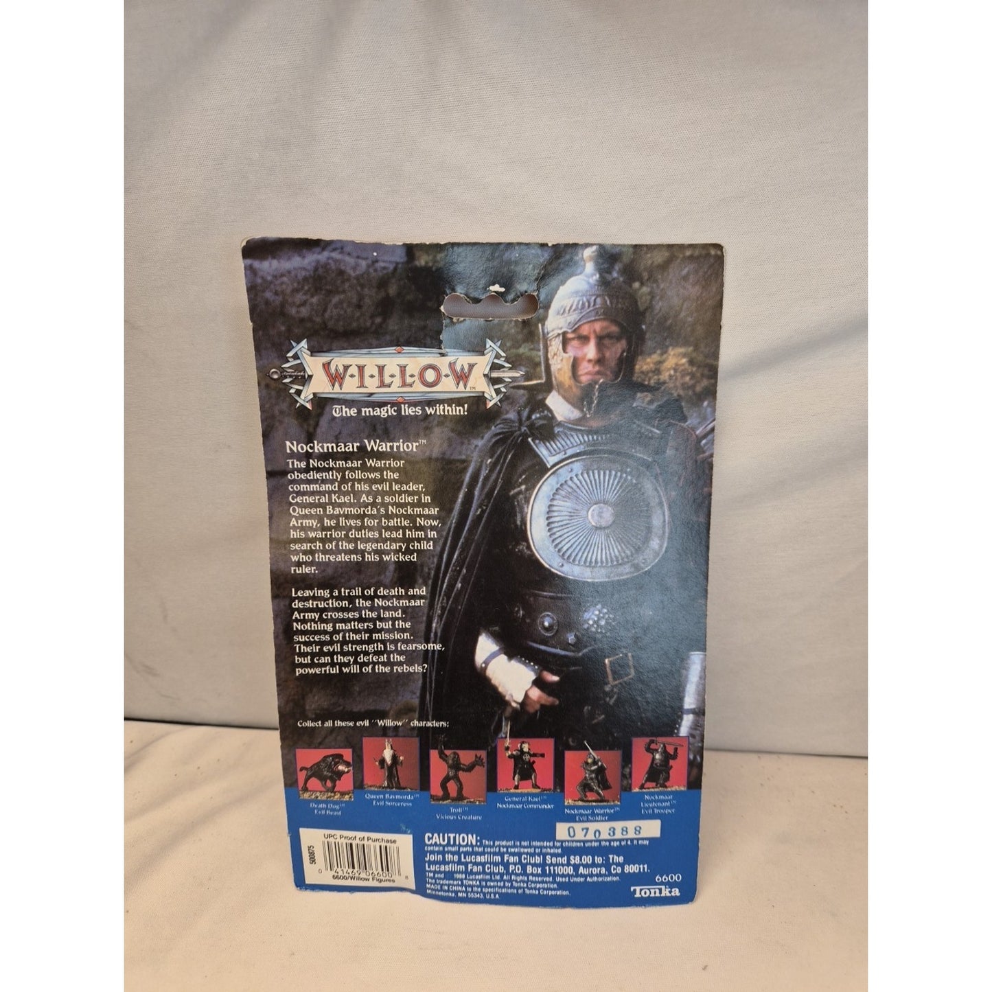 Willow Nockmaar Warrior Figure Evil Soldier 1988 Tonka