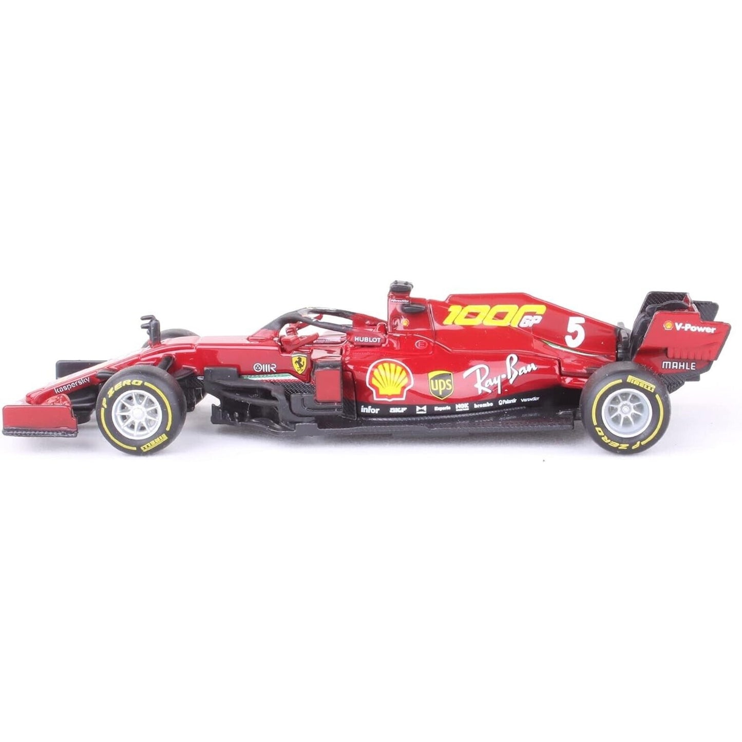 Ferrari Racing 2020 F1 Tuscan SF 1000 Bburago #5 1:43 Scale Vettel NEW IN BOX