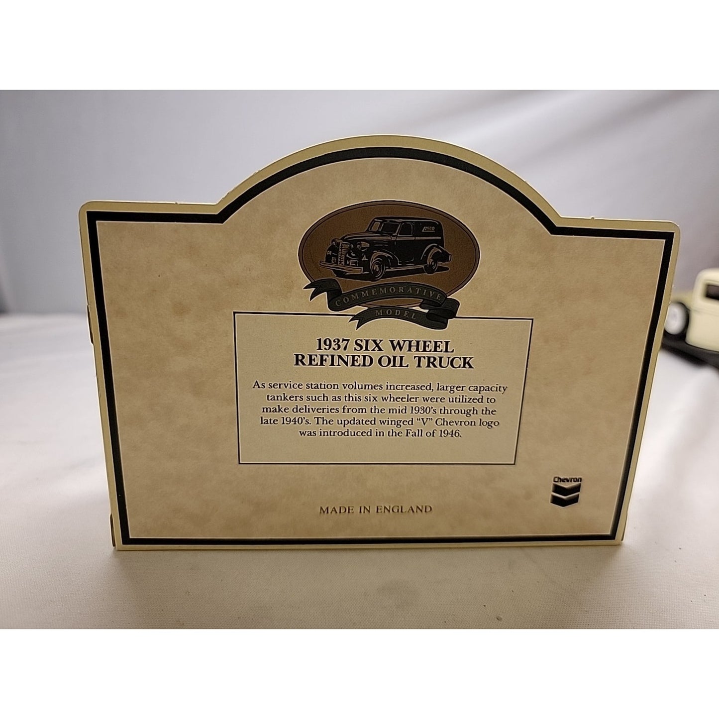 1937 Supreme Chevron Gasoline Oil Truck Diecast