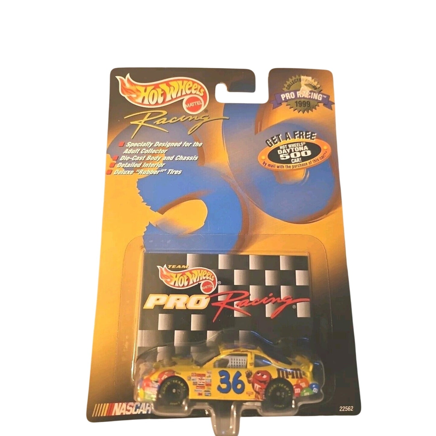 Hot Wheels 1999 Collector Edition Pro Racing #36 M&M's NASCAR 1/64 Pontiac