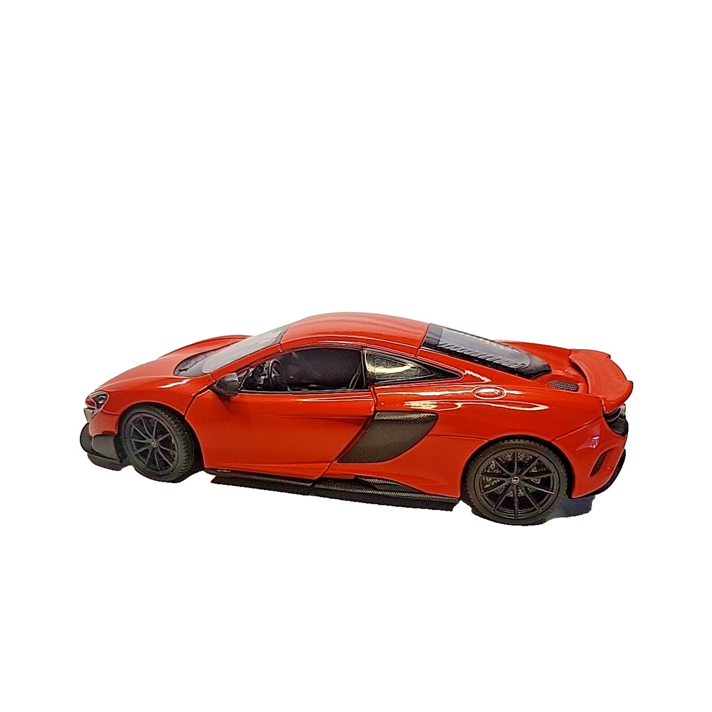 Welly 1:24 McLaren 676LT Sports Car Loose No Box Orange And Black
