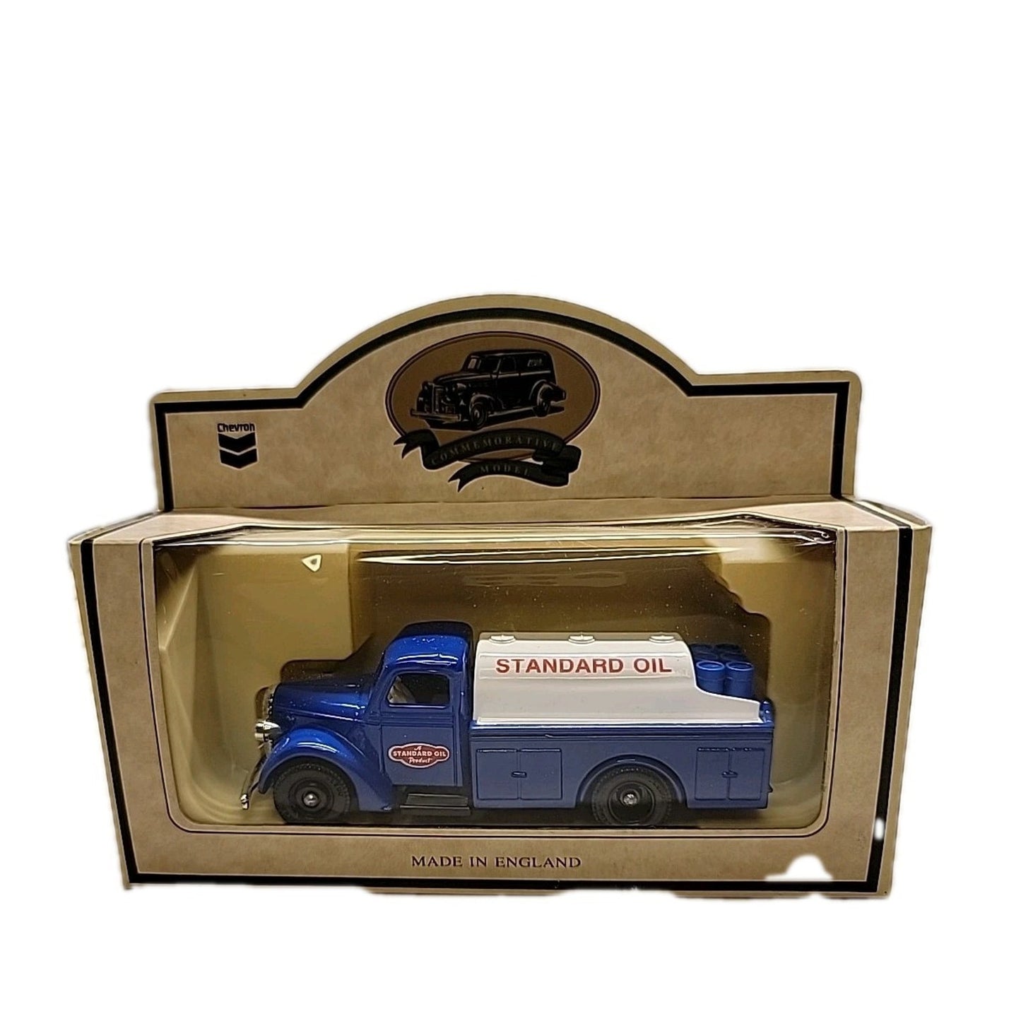 Chevron '36 Farm Delivery Truck Standard Oil Die Cast Made in England