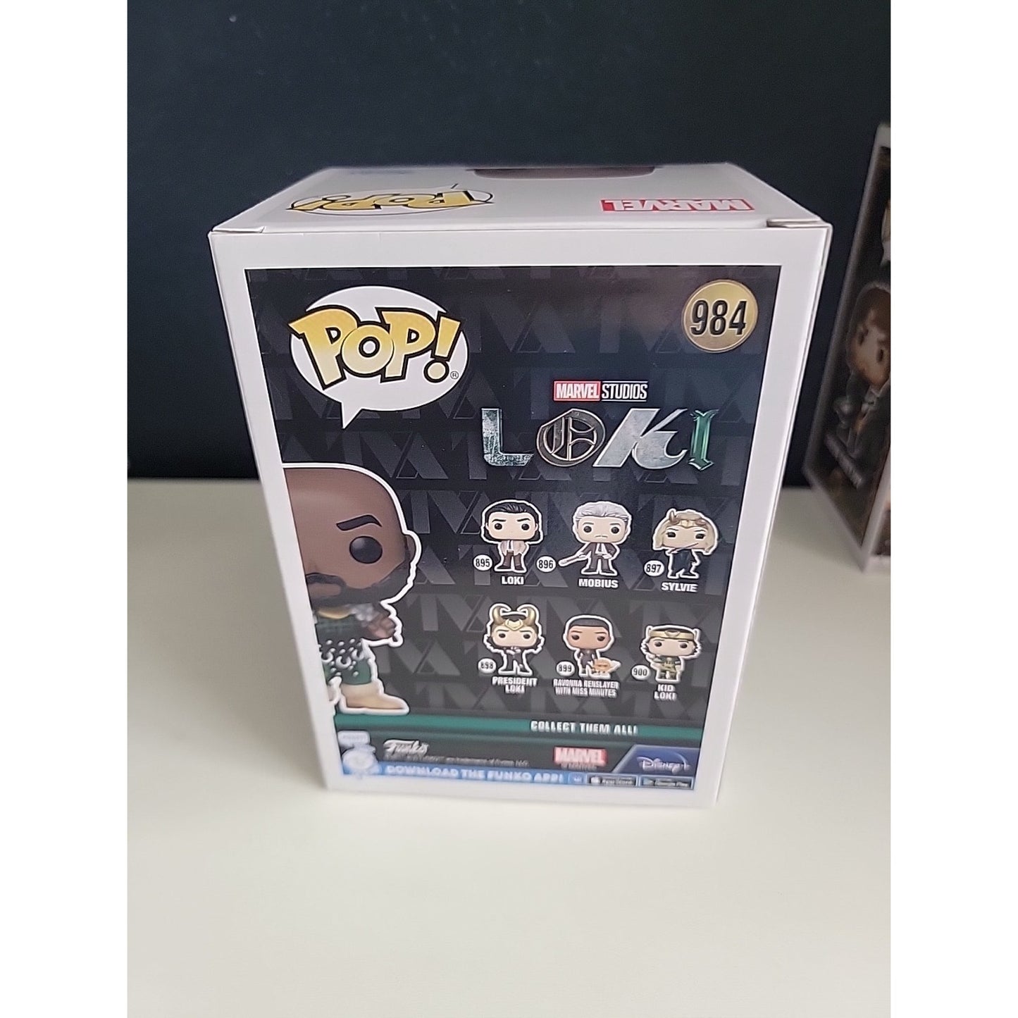 2022 Wondercon Funko POP! Marvel Boastful Loki #984 Limited Edition Vinyl Figure