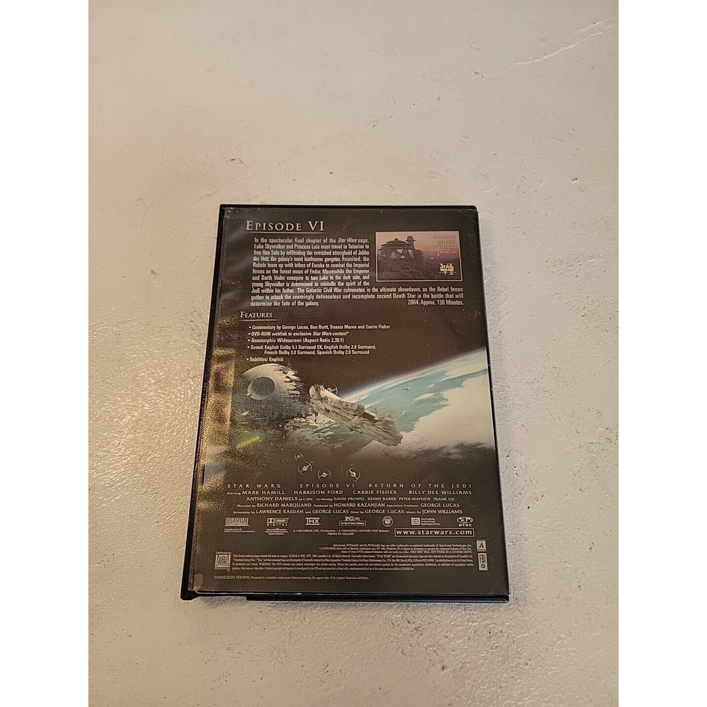 STAR WARS Episode VI: Return Of The Jedi DVD Digitally Mastered